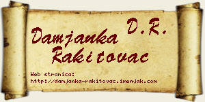 Damjanka Rakitovac vizit kartica